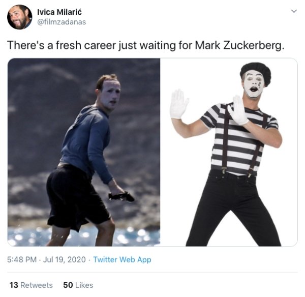 Mark Zuckerberg Surfing Face (24 pics)