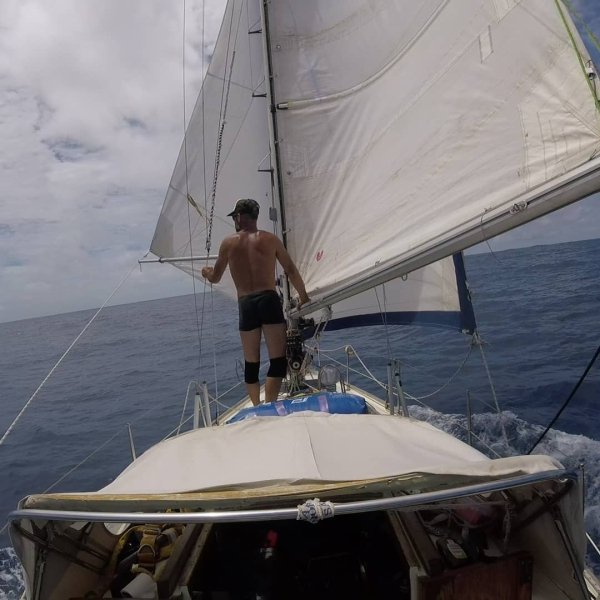 This Man Sailed Across The Ocean To Reach His 90-Year-Old Father During Lockdown (9 pics)