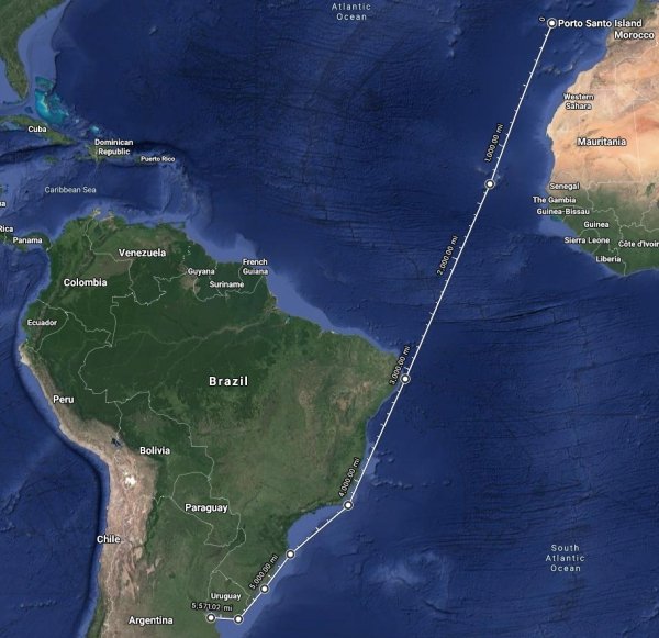 This Man Sailed Across The Ocean To Reach His 90-Year-Old Father During Lockdown (9 pics)