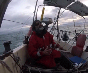 This Man Sailed Across The Ocean To Reach His 90-Year-Old Father During Lockdown (9 pics)