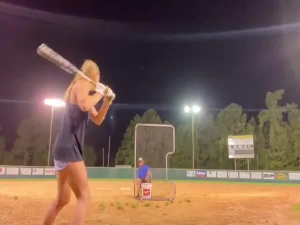 She Knows How To Play Baseball