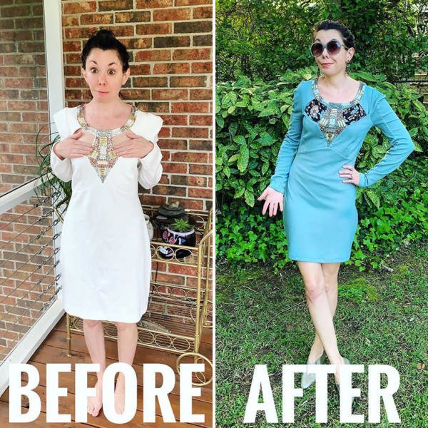 This Woman Transforms Thrift Store Clothes Into Fashion Outfits (30 pics)