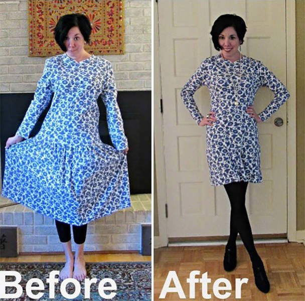 This Woman Transforms Thrift Store Clothes Into Fashion Outfits (30 pics)