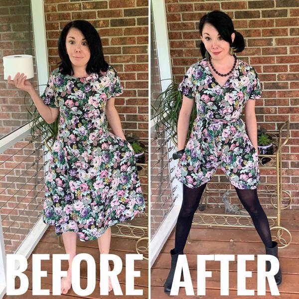 This Woman Transforms Thrift Store Clothes Into Fashion Outfits (30 pics)