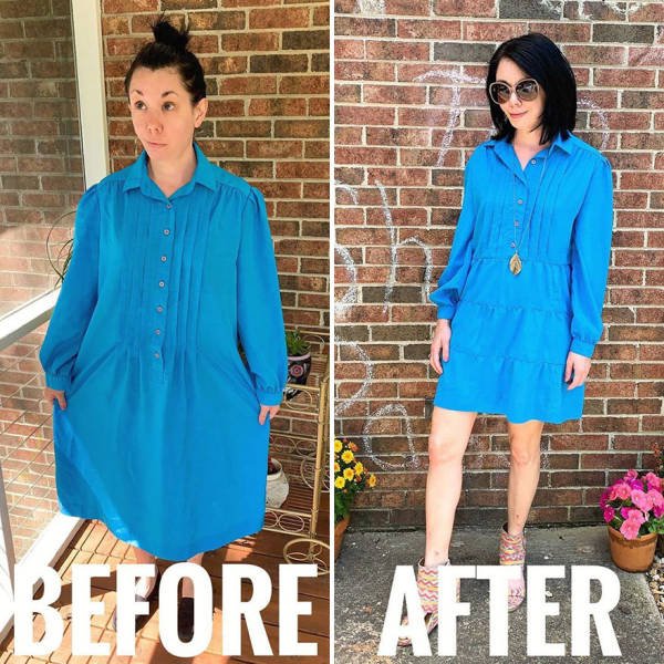 This Woman Transforms Thrift Store Clothes Into Fashion Outfits (30 pics)