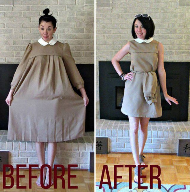 This Woman Transforms Thrift Store Clothes Into Fashion Outfits (30 pics)