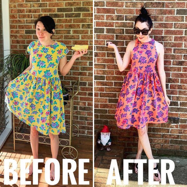 This Woman Transforms Thrift Store Clothes Into Fashion Outfits (30 pics)