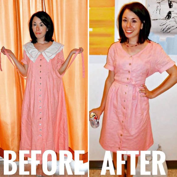 This Woman Transforms Thrift Store Clothes Into Fashion Outfits (30 pics)