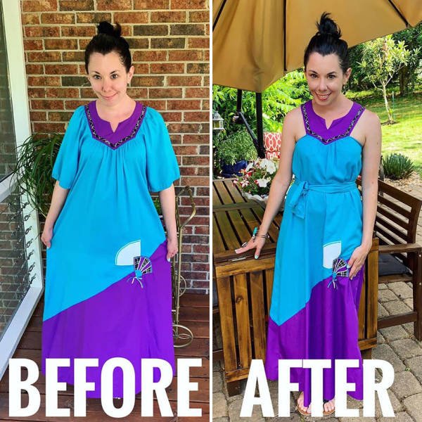 This Woman Transforms Thrift Store Clothes Into Fashion Outfits (30 pics)