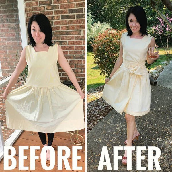 This Woman Transforms Thrift Store Clothes Into Fashion Outfits (30 pics)