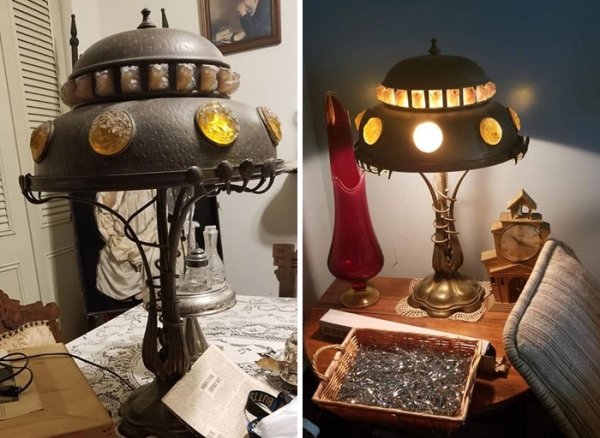 Amazing Lamps From Thrift Stores (25 pics)