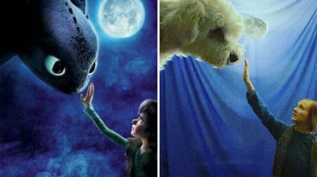 This Couple Recreates Famous Movies And TV Series Scenes And Posters (29 pics)