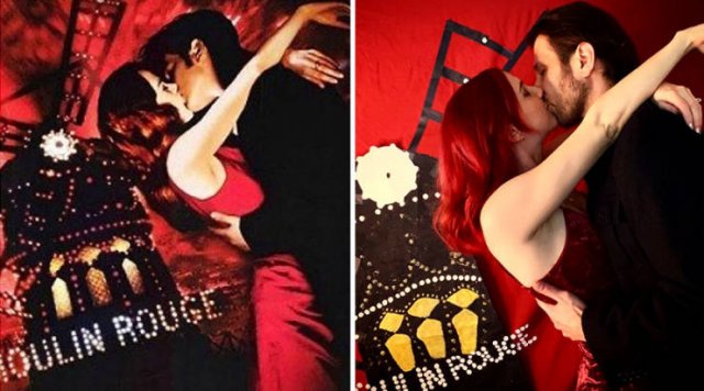 This Couple Recreates Famous Movies And TV Series Scenes And Posters (29 pics)