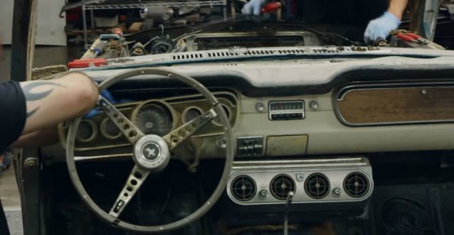Jason Momoa Restored His Wife's 1965 Mustang (42 pics)