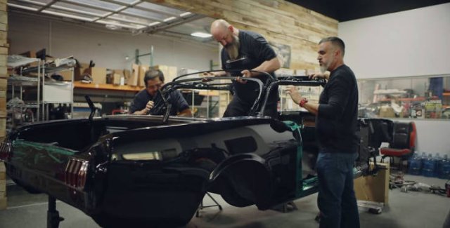 Jason Momoa Restored His Wife's 1965 Mustang (42 pics)