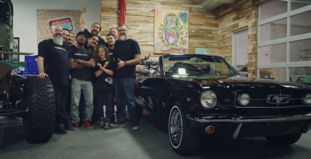 Jason Momoa Restored His Wife's 1965 Mustang (42 pics) Jason Momoa Restored His Wife's 1965 Mustang (42 pics)