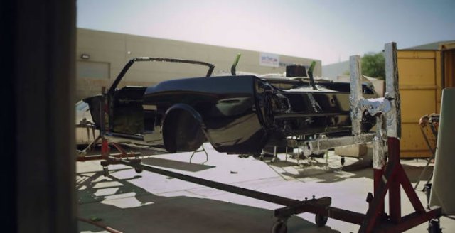 Jason Momoa Restored His Wife's 1965 Mustang (42 pics)