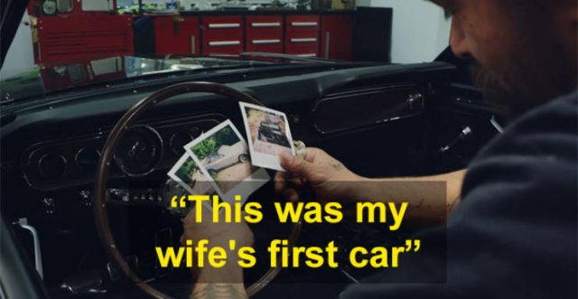 Jason Momoa Restored His Wife's 1965 Mustang (42 pics)