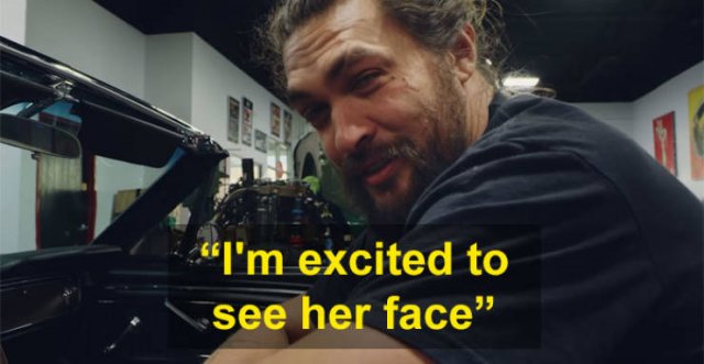 Jason Momoa Restored His Wife's 1965 Mustang (42 pics)