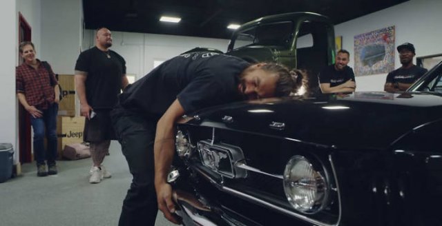Jason Momoa Restored His Wife's 1965 Mustang (42 pics)