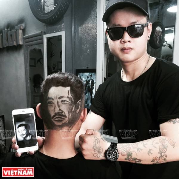 This Vietnamese Hair Stylist Creates Real Art On Client's Heads (18 pics)