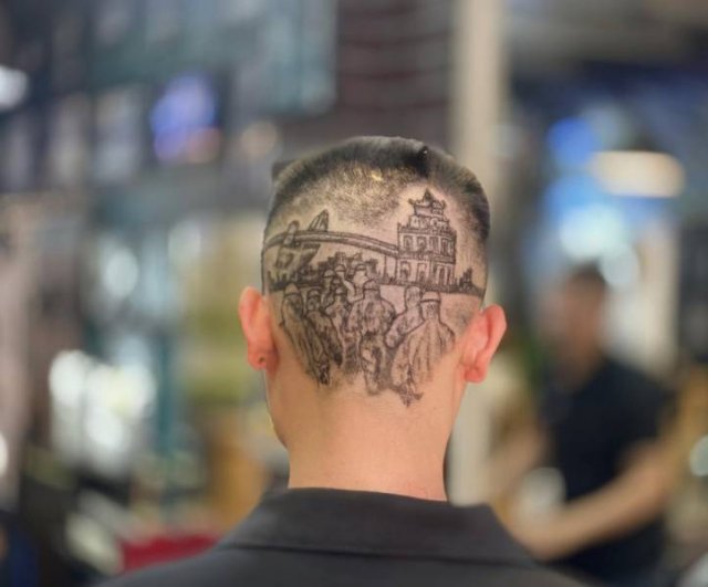 This Vietnamese Hair Stylist Creates Real Art On Client's Heads (18 pics)