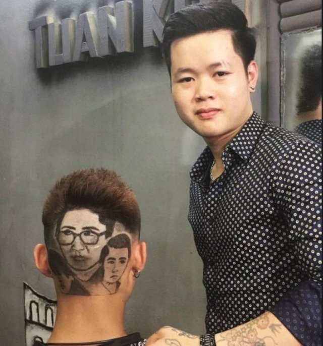 This Vietnamese Hair Stylist Creates Real Art On Client's Heads (18 pics)