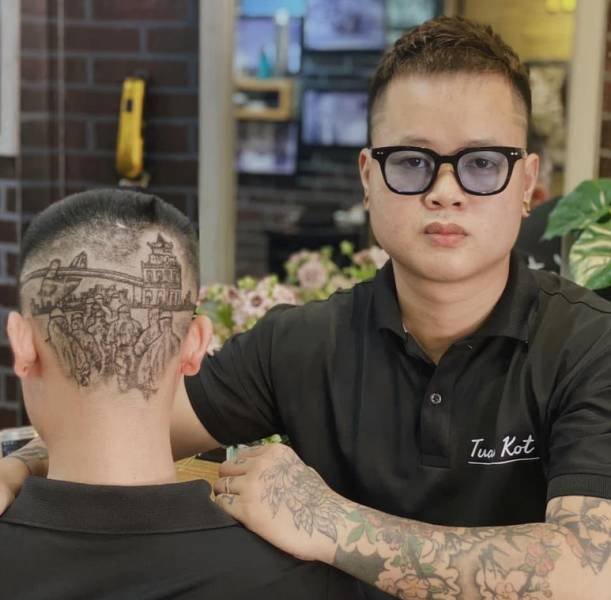 This Vietnamese Hair Stylist Creates Real Art On Client's Heads (18 pics)