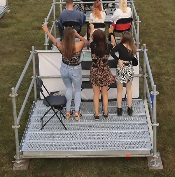 First Socially Distanced Concert In The World (10 pics)