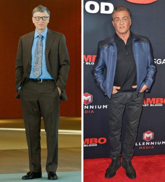 Celebrities And Their Height (24 pics) Celebrities And Their Height (24 pics)