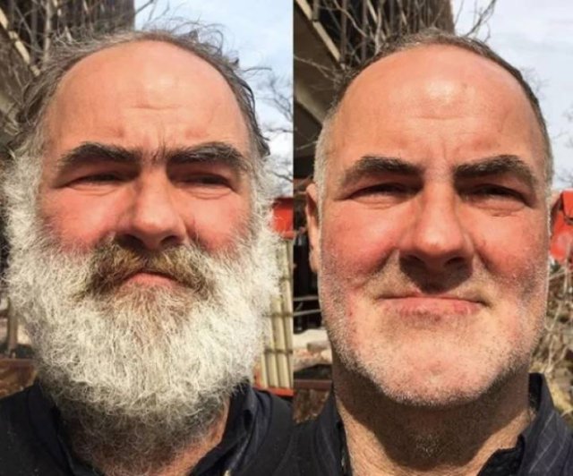 This Hairdresser Gives Homeless People Free Hairstyles (32 pics)