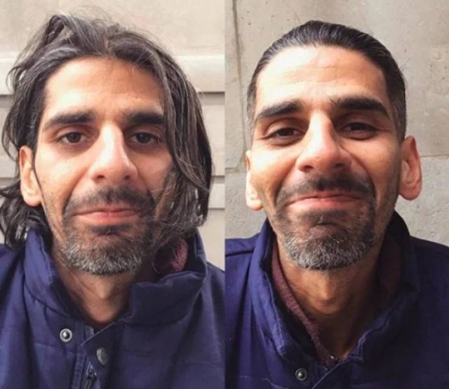 This Hairdresser Gives Homeless People Free Hairstyles (32 pics)
