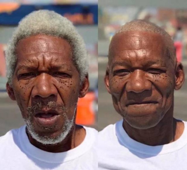 This Hairdresser Gives Homeless People Free Hairstyles (32 pics)