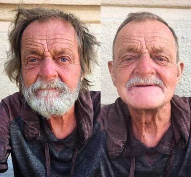 This Hairdresser Gives Homeless People Free Hairstyles (32 pics)