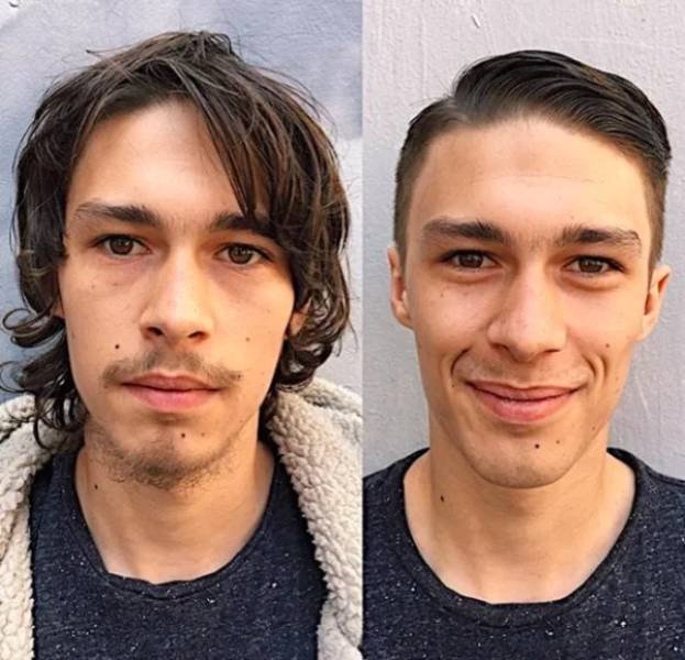This Hairdresser Gives Homeless People Free Hairstyles (32 pics)