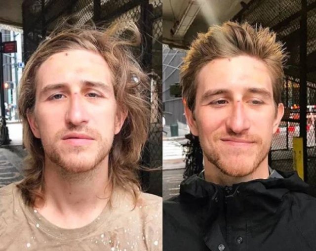This Hairdresser Gives Homeless People Free Hairstyles (32 pics)