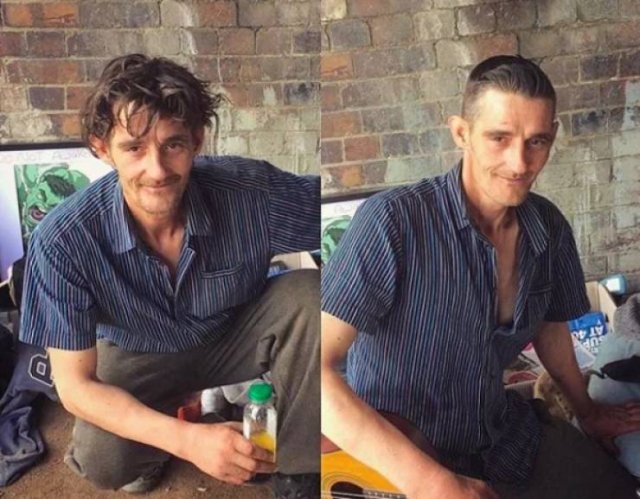 This Hairdresser Gives Homeless People Free Hairstyles (32 pics)
