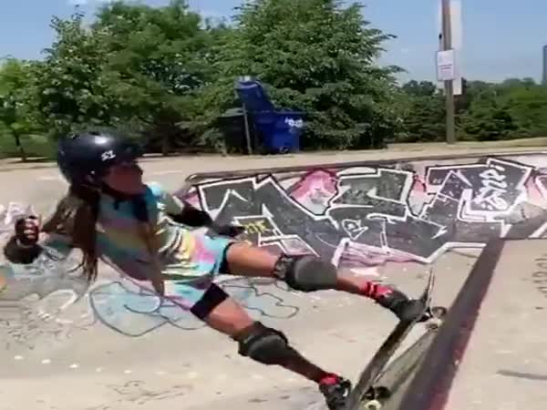 Young Skater's Dedication To Learn New Trick Finally Pays Off