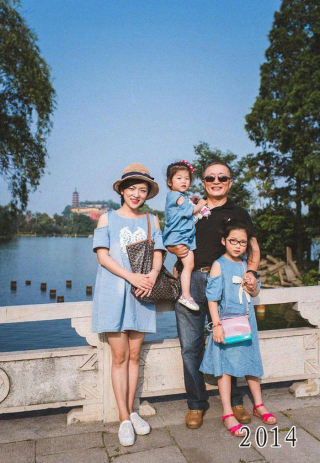 Dad And Daughter Take The Same Photo During 40 Years (41 pics)