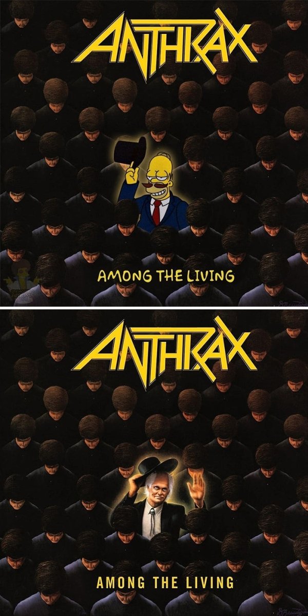 Famous Music Album Covers Improved By 'The Simpsons' (64 pics)