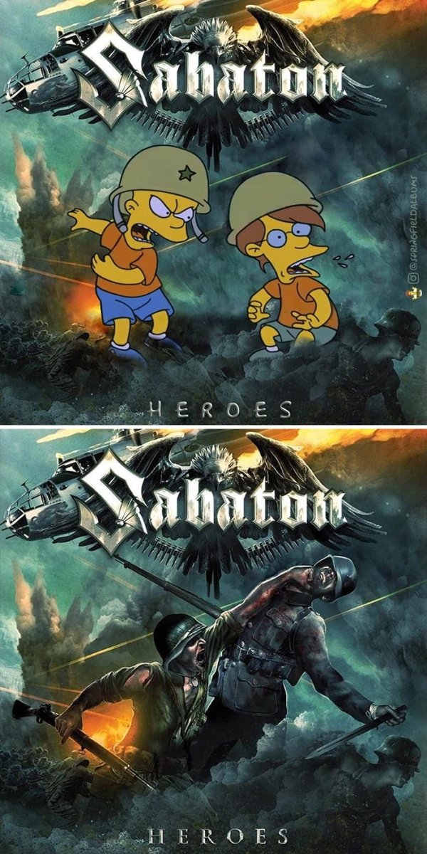 Famous Music Album Covers Improved By 'The Simpsons' (64 pics)