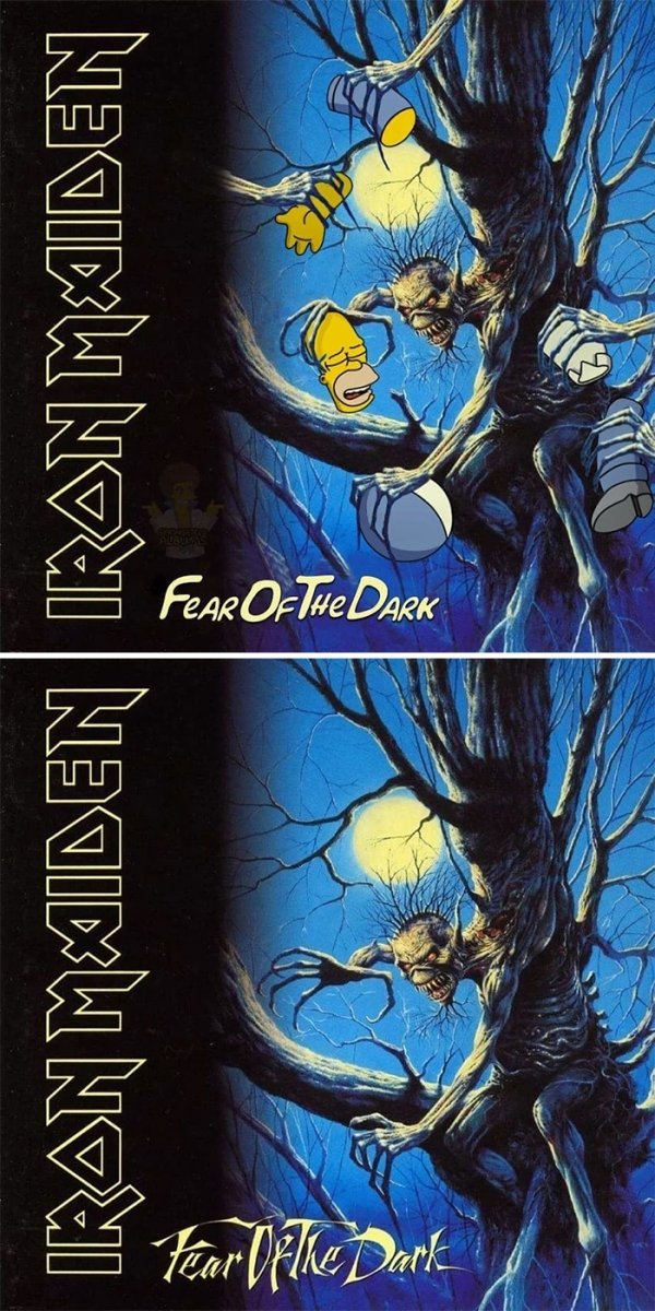 Famous Music Album Covers Improved By 'The Simpsons' (64 pics)