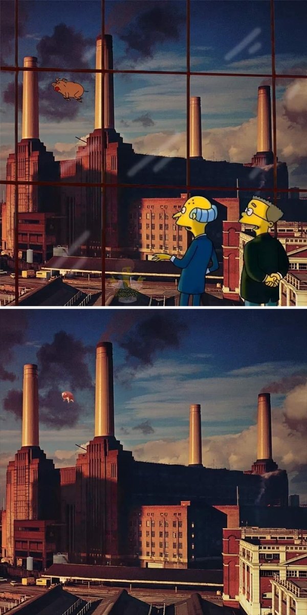 Famous Music Album Covers Improved By 'The Simpsons' (64 pics)