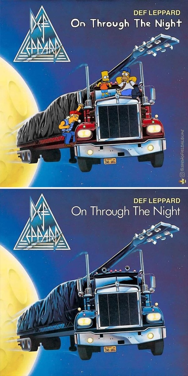 Famous Music Album Covers Improved By 'The Simpsons' (64 pics)