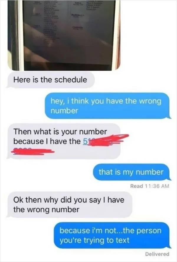 Wrong Number Texts (24 pics)