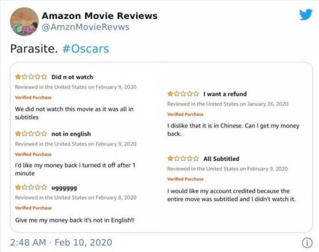 movie reviews amazon