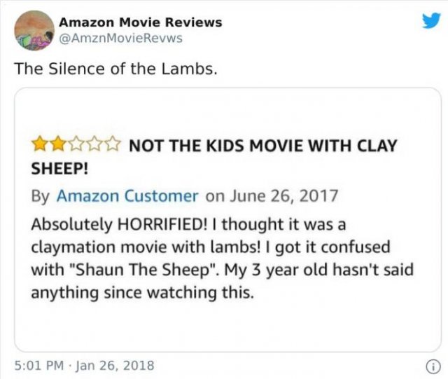 Amazon Movie Reviews (30 pics)