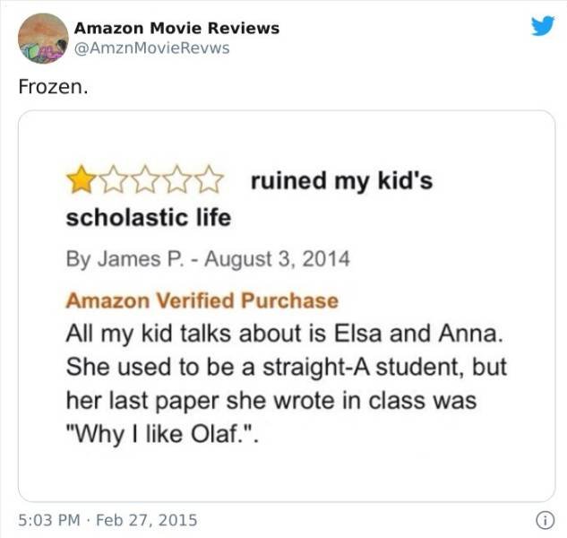 Amazon Movie Reviews (30 pics)