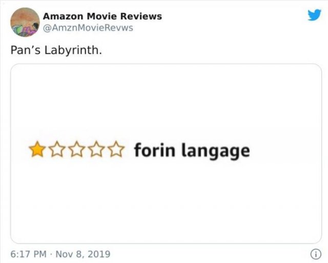 Amazon Movie Reviews (30 pics)