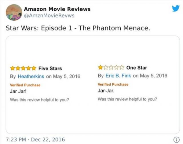 Amazon Movie Reviews (30 pics)